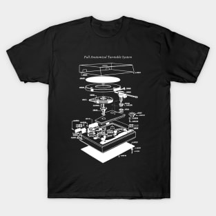 Turntable Diagram T-Shirt